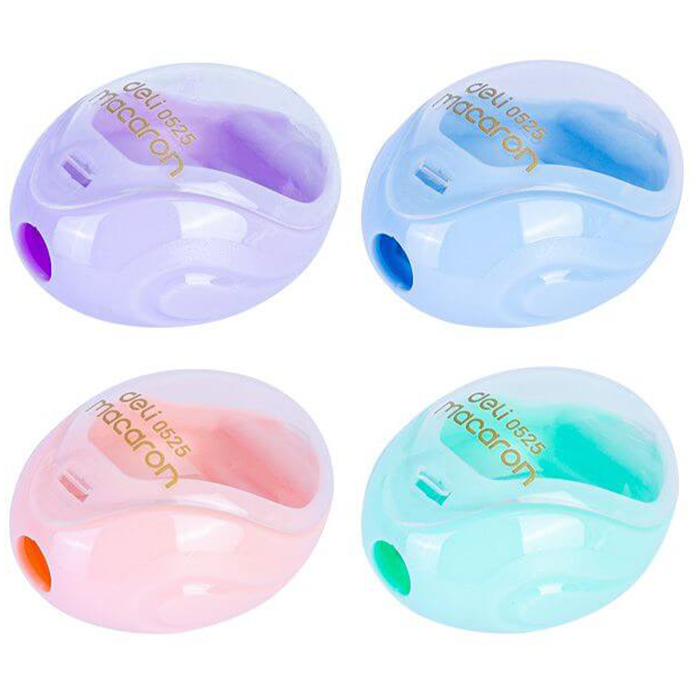 DELIDeli Ξύστρα Βαρελάκι Μονή Πλαστική 0,8mm Σε 4 Χρώματαpapell.gr